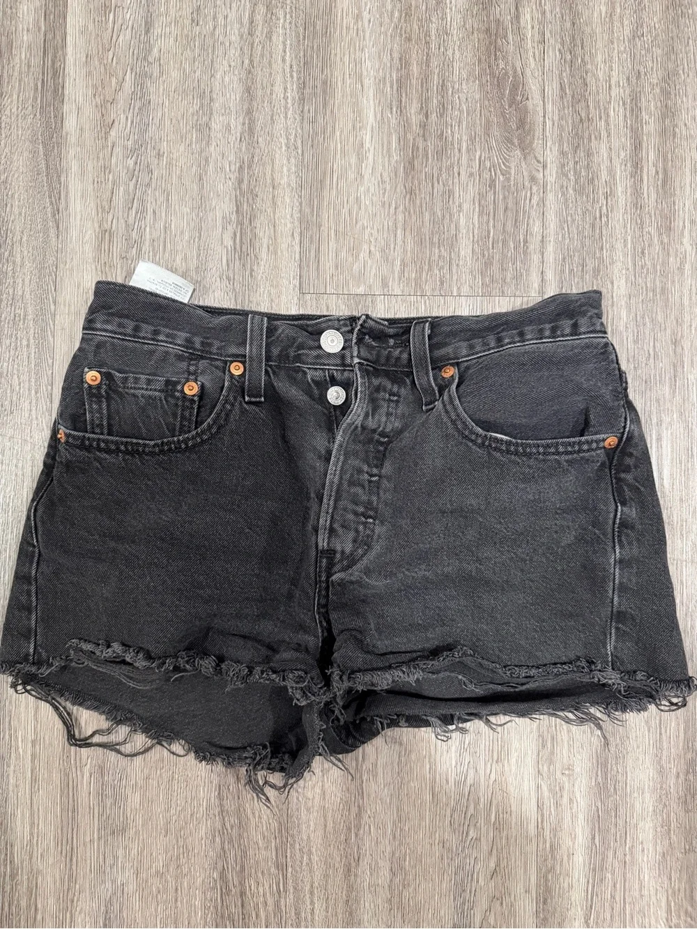 Levi's Black Denim Shorts